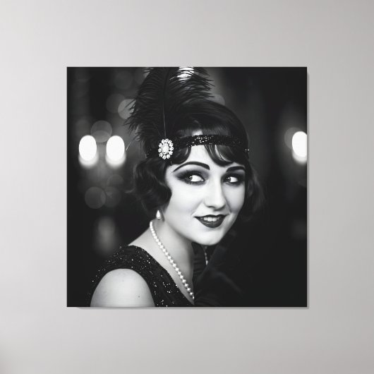 Intriguer, jaren '20 door Natasha Us Canvas Afdruk (Voorkant)