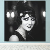 Intriguer, jaren '20 door Natasha Us Canvas Afdruk (Insitu (Houten vloer))