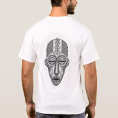 Intrinate_Tribal_Mask_Art_1. T-shirt (Achterkant)