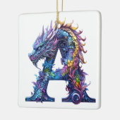 Intrinsieke draak - letter A Keramisch Ornament (Links)