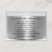 Intriqueerde 3,5 x 2,5 inch visitekaartje (Achterkant)