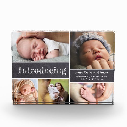  introducerende Baby fotocollage alk Fotoblokken (Voorkant)