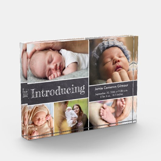 introducerende Baby fotocollage alk Fotoblokken (Links)