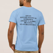 INTRODUCTIE - DE KRACHT T-SHIRT (Achterkant)