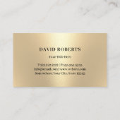 Introductie en landschapsontwerp Modern Black & Go Visitekaartje (Achterkant)