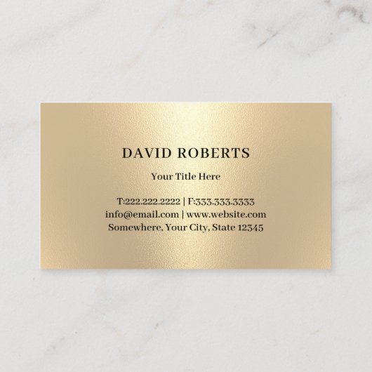 Introductie en landschapsontwerp Modern Black & Go Visitekaartje (Achterkant)