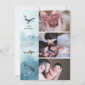 Introductie | Geboorteaankondiging Ocean Baby (Achterkant)