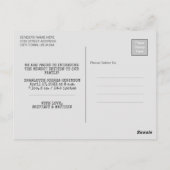 Introductie | Minimalistische nieuwe babyfoto Briefkaart (Achterkant)