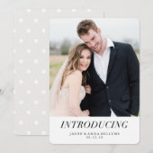 Introductie | Moderne aankondigingen van fotowedde (Voorkant / Achterkant)