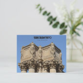 'Introductie', The Palace of Fine Arts, CA - Briefkaart (Staand voorkant)