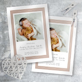 Introductie van Baby Foto Boho Birth Aankondiging