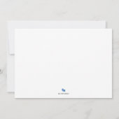 Introductie van Baby - Fotokaart voor geboorteaank Aankondiging (Achterkant)