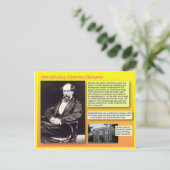 Introductie van Charles Dickens Briefkaart (Staand voorkant)