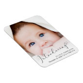 Introductie van de aankondiging van de geboorte va magneet (Rechterzijde)