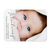 Introductie van de aankondiging van de geboorte va magneet (Horizontaal)