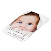 Introductie van de aankondiging van de geboorte va magneet (Linkerzijde)