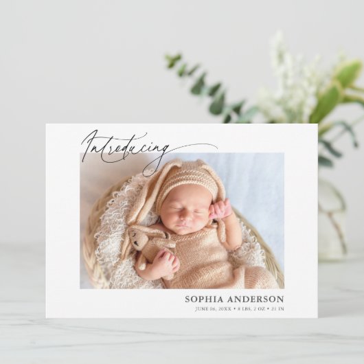 Introductie van de aankondiging van de Manuscript  (Staand voorkant)