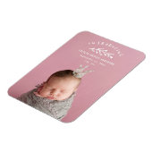 Introductie van de geboorteaankondiging van de fot magneet (Linkerzijde)