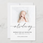 Introductie van de moderne 3de aankondiging van de (Voorkant)