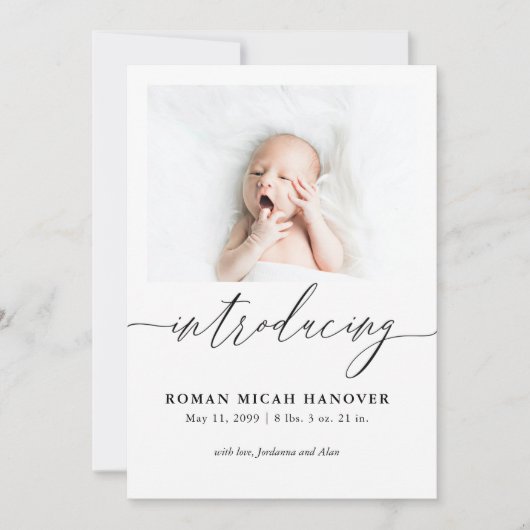 Introductie van de moderne 3de aankondiging van de (Voorkant)