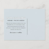 Introductie van de moderne grafische geboorte uitnodiging briefkaart (Achterkant)