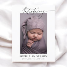 Introductie van de scriptfoto Birth