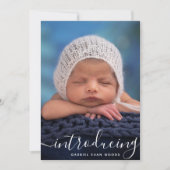 Introductie van de Wit Manuscript Baby van de Bekl Aankondiging (Voorkant)