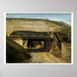 Introductie van een carrière in Montmartre Poster