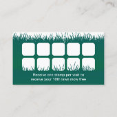 Introductie van een professionele gelaatsuitkering klantenkaartje (Achterkant)