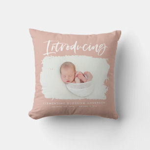 Introductie van elegante minimale fotogeboorte kussen