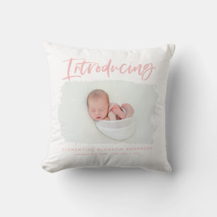 Introductie van elegante minimale fotogeboorte kussen