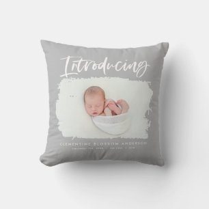 Introductie van elegante minimale fotogeboorte kussen