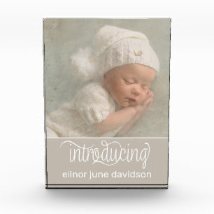 Introductie van Foto Baby Birth Announcement