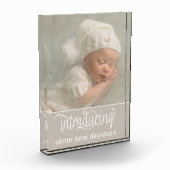 Introductie van Foto Baby Birth Announcement (Links)