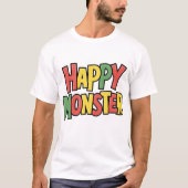 Introductie van het Happy Monster T-shirt 💩👕 (Voorkant)
