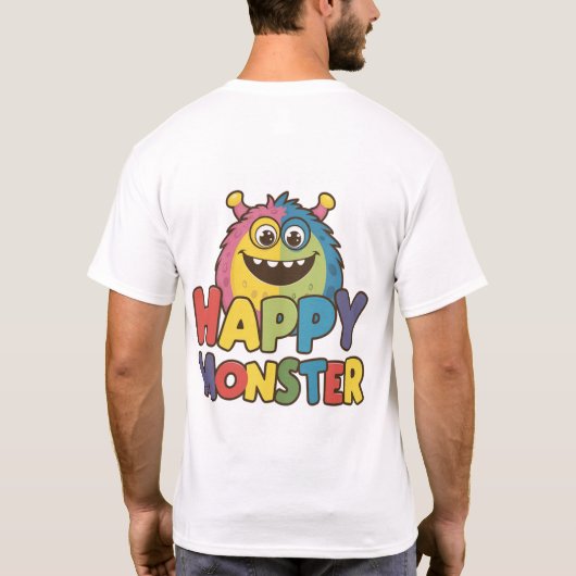 Introductie van het Happy Monster T-shirt 💩👕 (Achterkant)