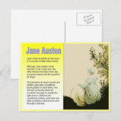 Introductie van Jane Austen Briefkaart (Voorkant / Achterkant)