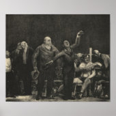 Introductie van John L. Sullivan - George Bellows Poster (Voorkant)