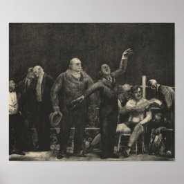 Introductie van John L. Sullivan - George Bellows Poster