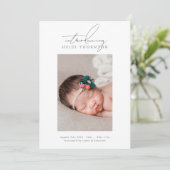 introductie van lijst foto - baby - aankondiging (Staand voorkant)