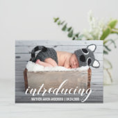 Introductie van nieuwe Baby Hearts Aankondiging Ka (Staand voorkant)