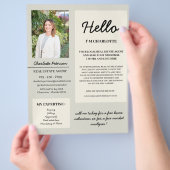 Introductie van onroerend goed Boerderij Promotie Flyer (Hand)