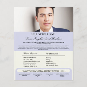 Introductie van onroerend goed Marketingadvertenti Flyer