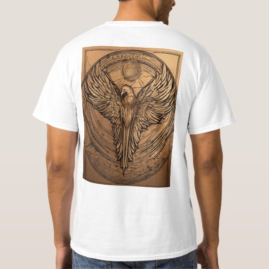 Introductie van ons Majestic Guardian Eagle Tattoo T-shirt (Achterkant)