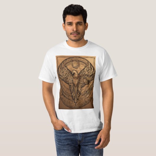 Introductie van ons Majestic Guardian Eagle Tattoo T-shirt (Voorkant volledig)