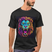 Introductie van onze felle en majestueuze leeuw lo t-shirt (Voorkant)