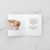 Introductie van onze kleine Peapod! geboorteaankon Kaart (Binnen)