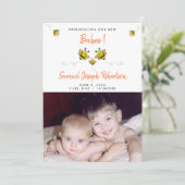 Introductie van onze nieuwe Babee Bee fotonaam Aankondiging (Staand voorkant)