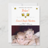 Introductie van onze nieuwe Babee Bee Photo Name Aankondiging (Voorkant)