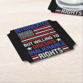 Introvereerd Kartonnen Onderzetters (Gekanteld)